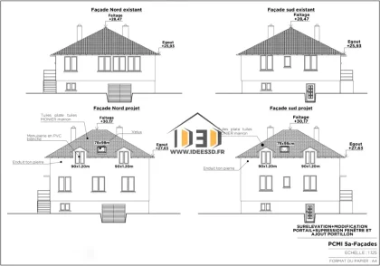 Plan de façade