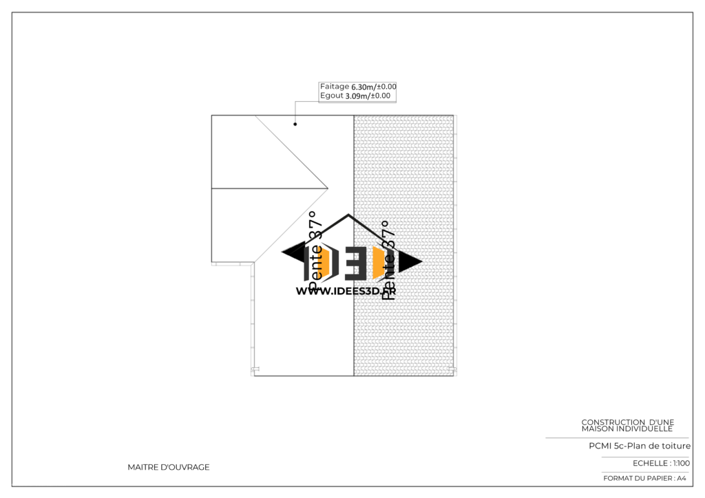 plan de toiture