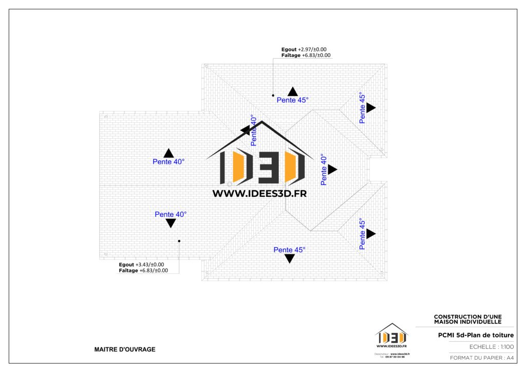 plan de toiture