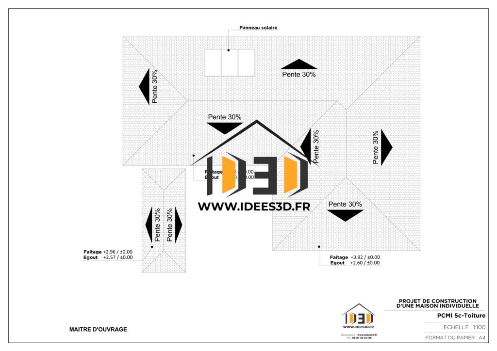 plan de toiture