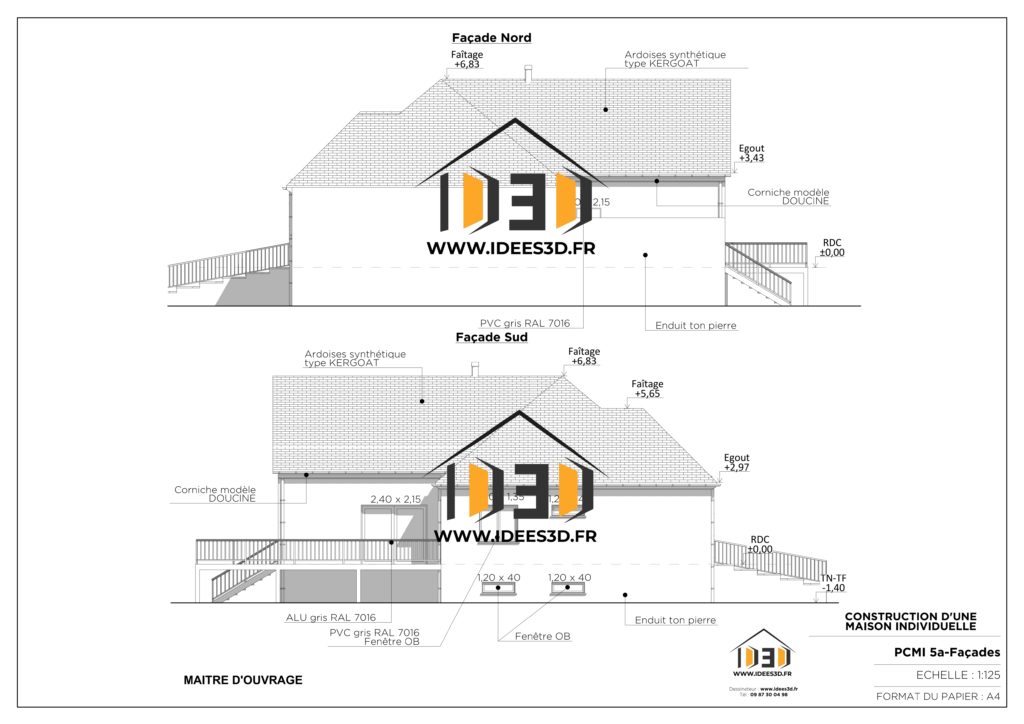 plan des façades b