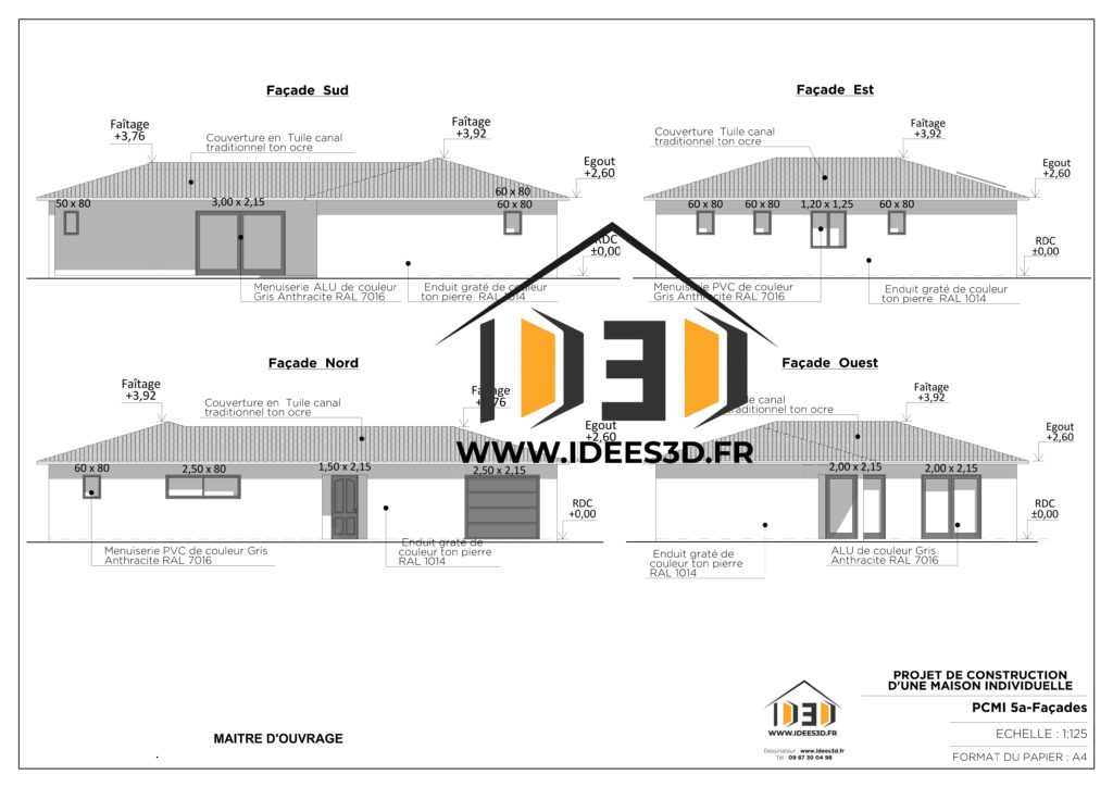 plan des façades b